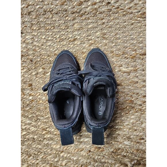 REEBOK X CARDI B WOMEN'S 6 CLASSIC LEATHER ATHLETIC SNEAKER BLACK GY1942 - Picture 9 of 11